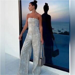 Elegant Zara Strapless Jumpsuit